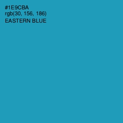 #1E9CBA - Eastern Blue Color Image