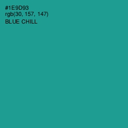 #1E9D93 - Blue Chill Color Image