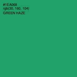 #1EA068 - Green Haze Color Image