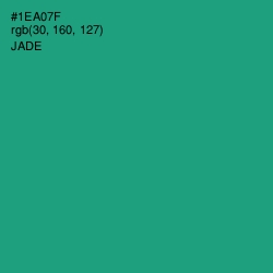 #1EA07F - Jade Color Image