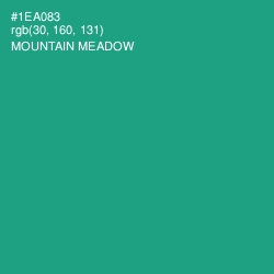 #1EA083 - Mountain Meadow Color Image