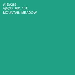 #1EA283 - Mountain Meadow Color Image