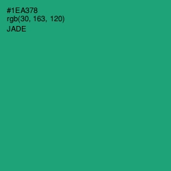 #1EA378 - Jade Color Image