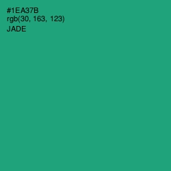 #1EA37B - Jade Color Image