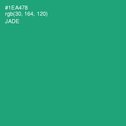 #1EA478 - Jade Color Image