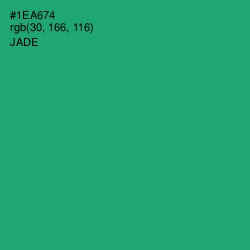 #1EA674 - Jade Color Image