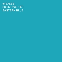 #1EA6BB - Eastern Blue Color Image