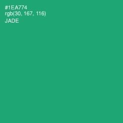 #1EA774 - Jade Color Image