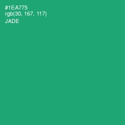 #1EA775 - Jade Color Image