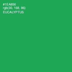 #1EA856 - Eucalyptus Color Image