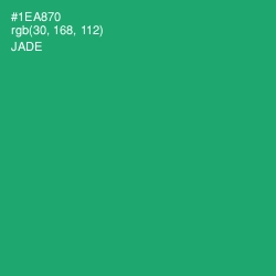 #1EA870 - Jade Color Image