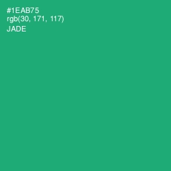 #1EAB75 - Jade Color Image