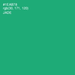#1EAB78 - Jade Color Image