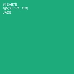 #1EAB7B - Jade Color Image