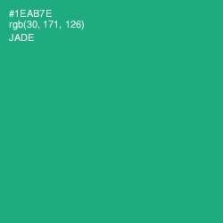 #1EAB7E - Jade Color Image