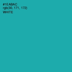 #1EABAC - Eastern Blue Color Image