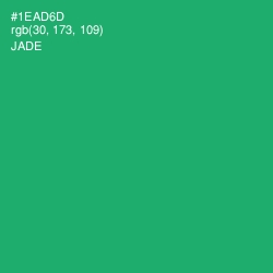 #1EAD6D - Jade Color Image