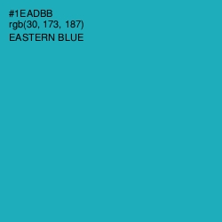 #1EADBB - Eastern Blue Color Image