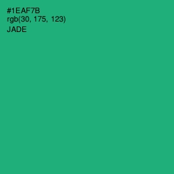 #1EAF7B - Jade Color Image