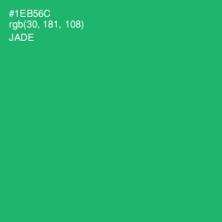 #1EB56C - Jade Color Image