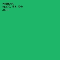 #1EB76A - Jade Color Image