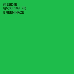 #1EBD4B - Green Haze Color Image