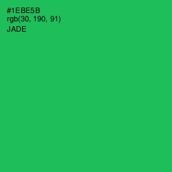 #1EBE5B - Jade Color Image