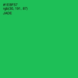 #1EBF57 - Jade Color Image