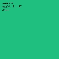 #1EBF7F - Jade Color Image