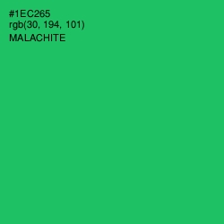 #1EC265 - Malachite Color Image