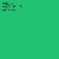 #1EC270 - Malachite Color Image