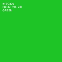 #1EC326 - Green Color Image