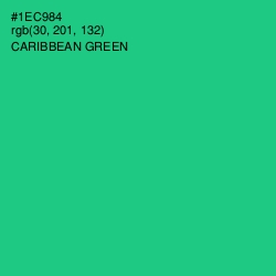 #1EC984 - Caribbean Green Color Image