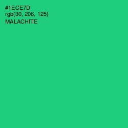 #1ECE7D - Malachite Color Image