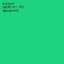 #1ED37F - Malachite Color Image