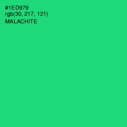 #1ED979 - Malachite Color Image