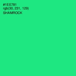 #1EE781 - Shamrock Color Image