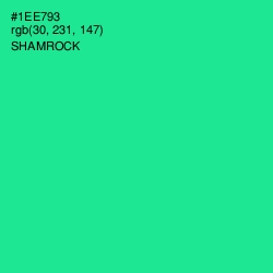 #1EE793 - Shamrock Color Image