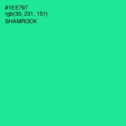 #1EE797 - Shamrock Color Image