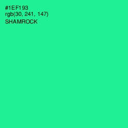 #1EF193 - Shamrock Color Image