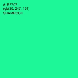 #1EF797 - Shamrock Color Image
