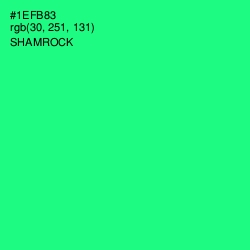 #1EFB83 - Shamrock Color Image