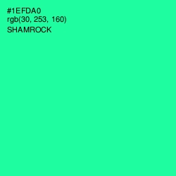 #1EFDA0 - Shamrock Color Image