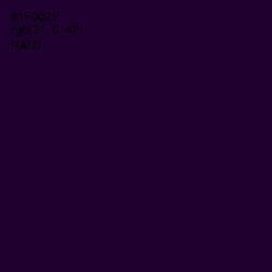 #1F002F - Haiti Color Image