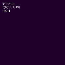 #1F012B - Haiti Color Image