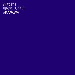 #1F0171 - Arapawa Color Image