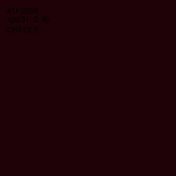 #1F0208 - Creole Color Image