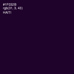 #1F032B - Haiti Color Image
