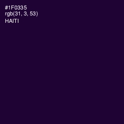 #1F0335 - Haiti Color Image