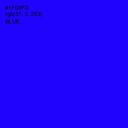 #1F03FD - Blue Color Image